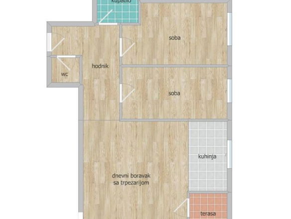 Stan Prodaja Novi Sad  62 m2