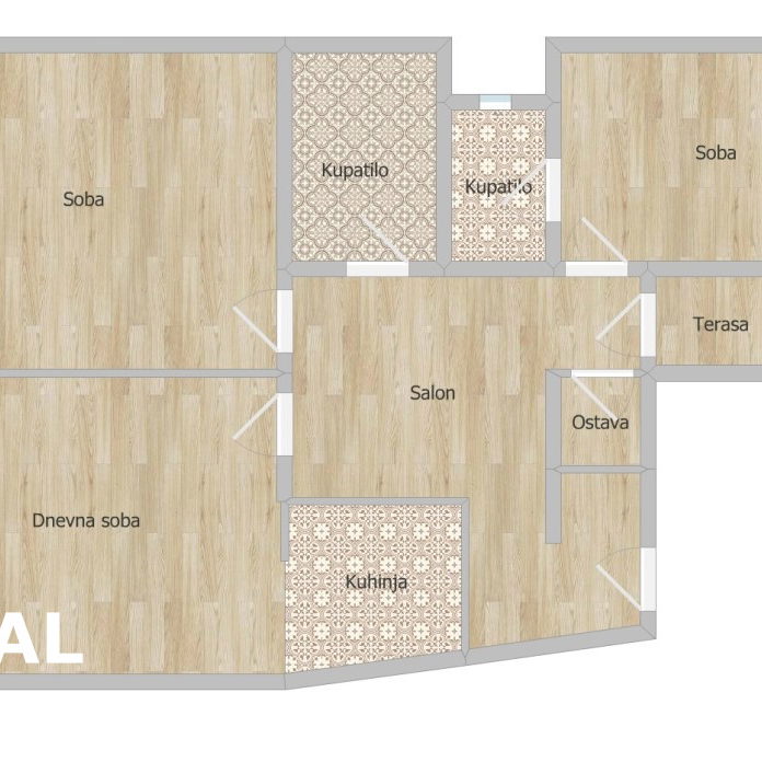 Trosoban stan na prodaju, Centar, Novi Sad, 85m², 293.250 €