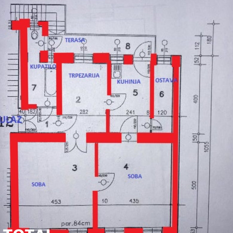 Stan Prodaja Novi Sad  84 m2