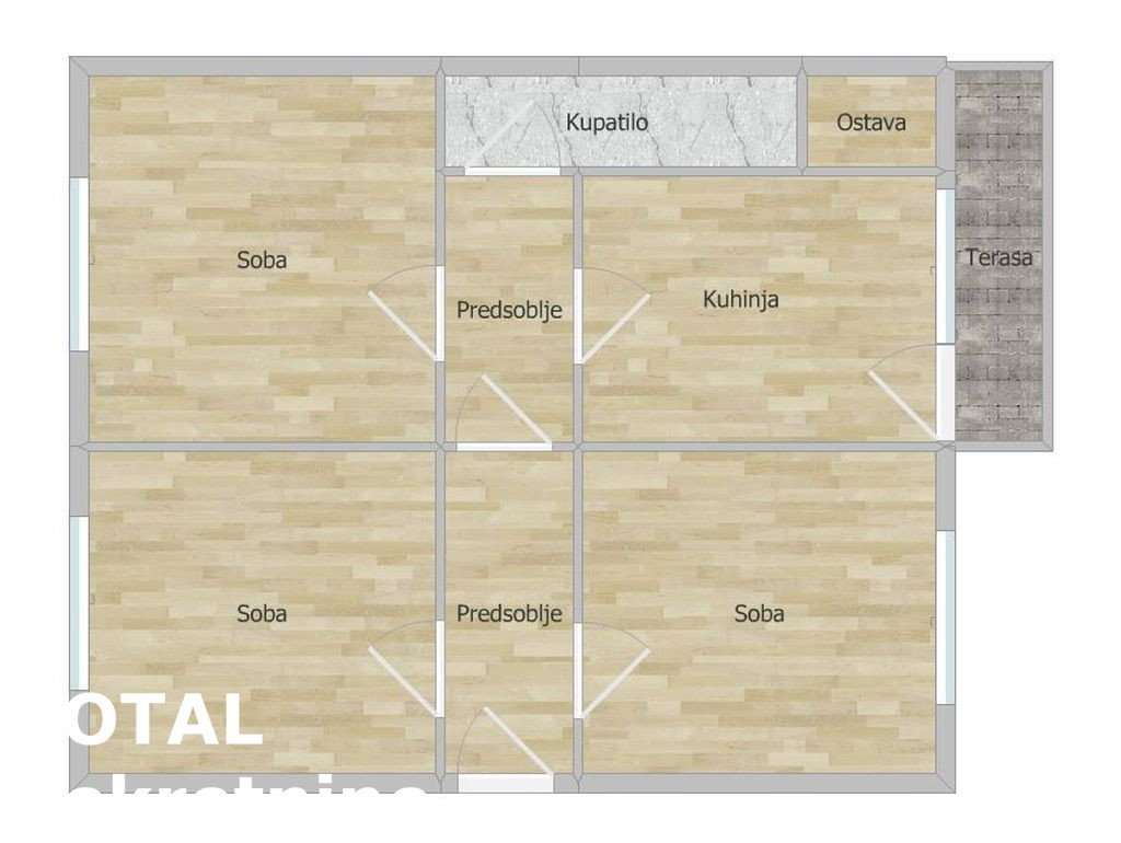 Stan Prodaja Novi Sad  82 m2