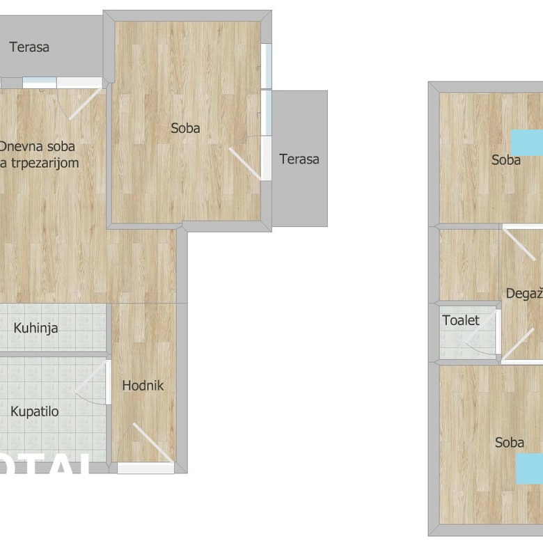 Četvorosoban stan na prodaju, Bulevar, Novi Sad, 51m², 199.000 €