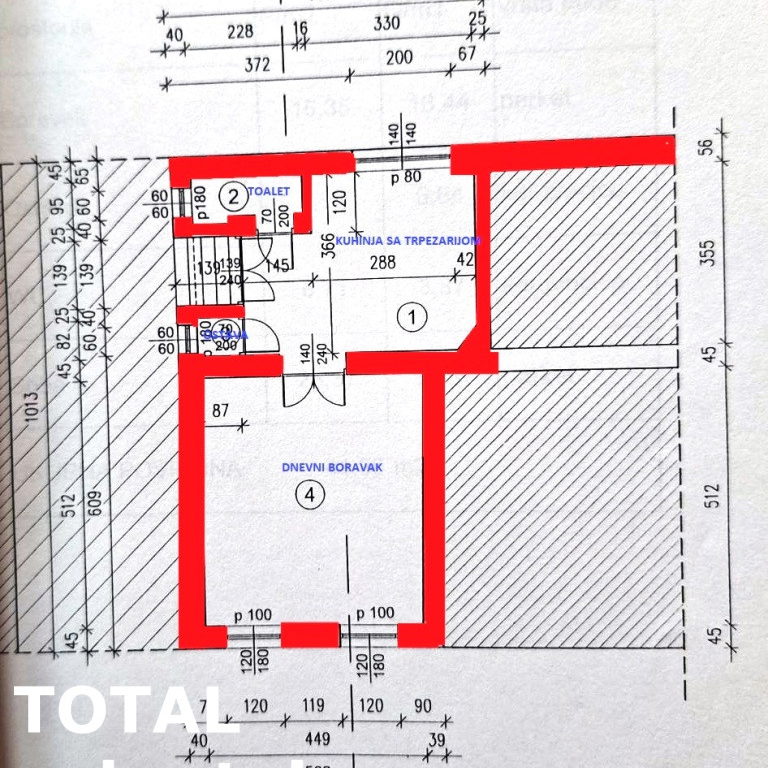 Četvorosoban stan na prodaju, Centar, Novi Sad, 88m², 200.000 €