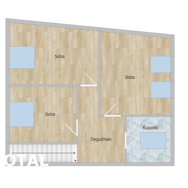Četvorosoban stan na prodaju, Podbara, Novi Sad, 105m², 273.000 €
