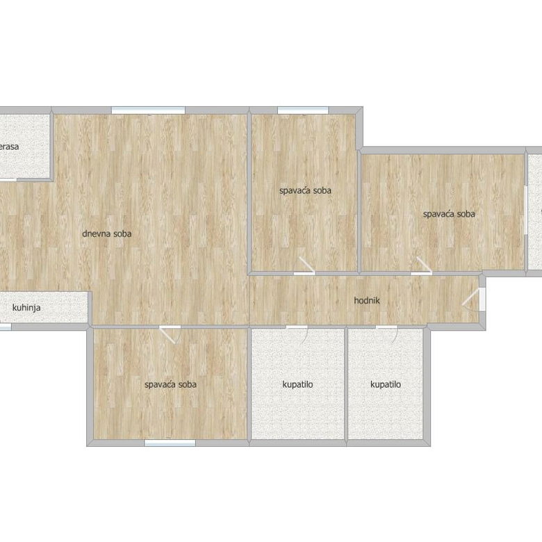 Četvorosoban stan na prodaju, Sremska Kamenica, Novi Sad, 79m², 173.800 €