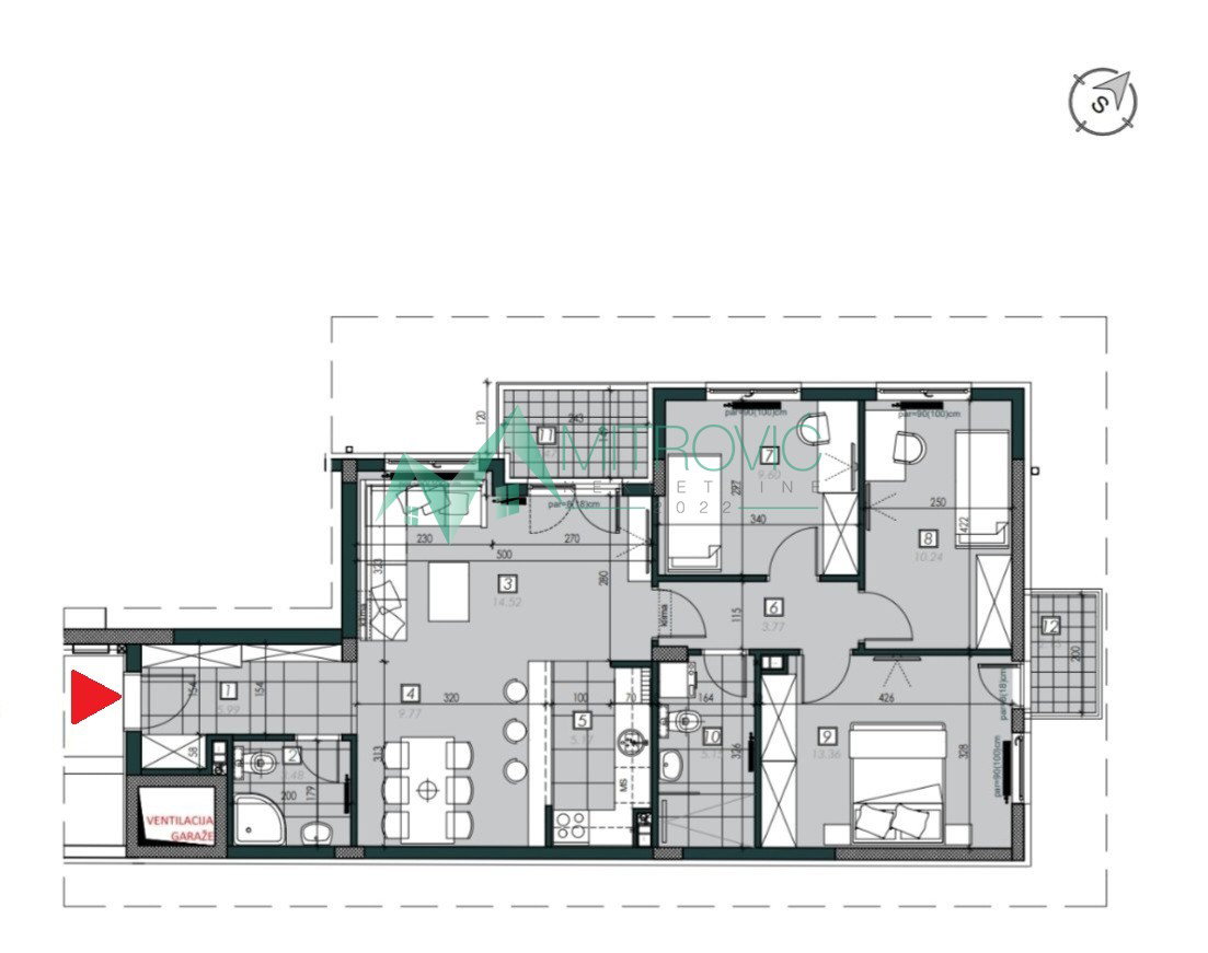 Četvorosoban stan na prodaju, Telep, Novi Sad, 87m², 206.190 €