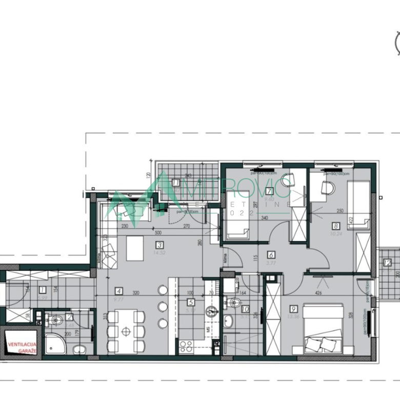 Četvorosoban stan na prodaju, Telep, Novi Sad, 87m², 206.190 €