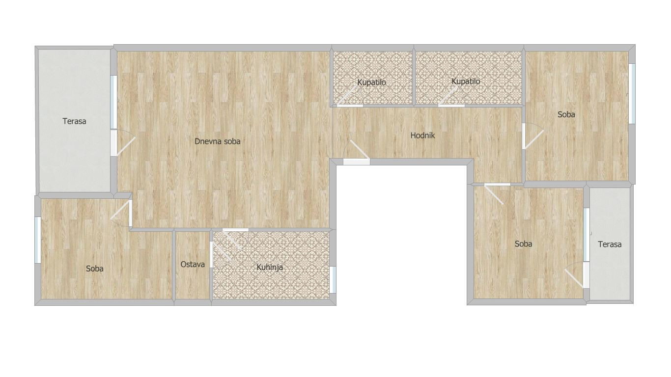Četvorosoban stan na prodaju, Veternik, Novi Sad, 109m², 221.815 €