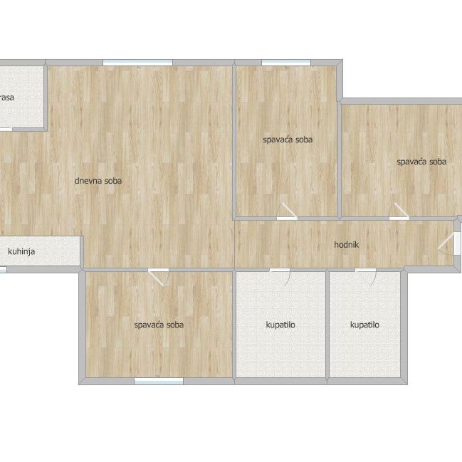 Četvorosoban stan na prodaju, Sremska Kamenica, Novi Sad, 79m², 173.800 €