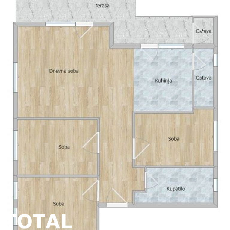 Stan Prodaja Novi Sad  78 m2