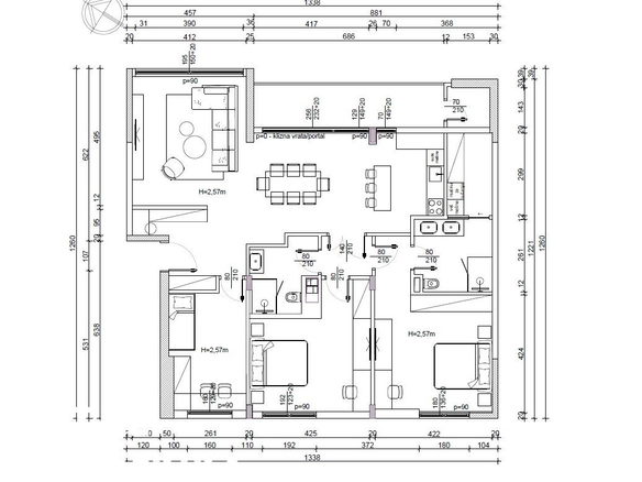 Stan Prodaja Novi Sad Kej 130 m2