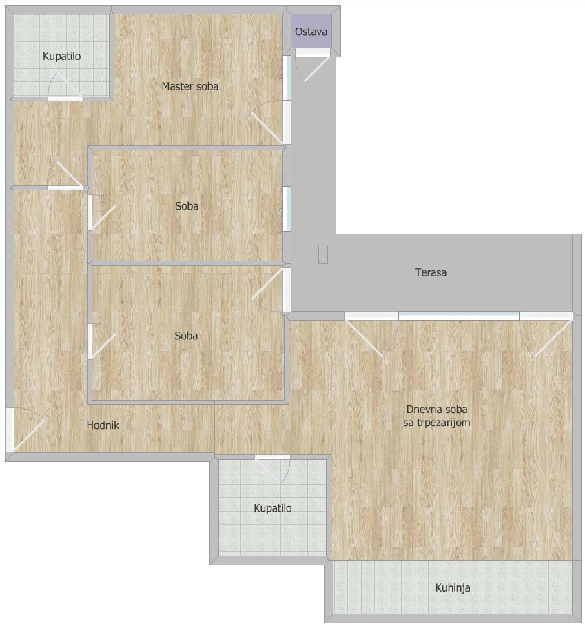 stanovi-4-re-podbara-1102555-mo8x9 Četvorosoban stan na prodaju, Podbara, Novi Sad, 109m², 360.400 €
