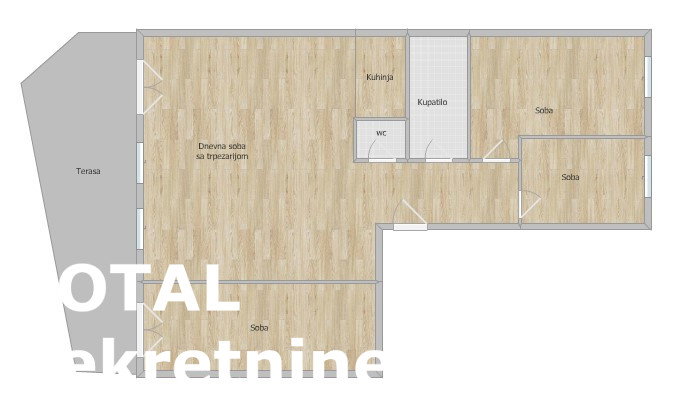 Četvorosoban stan na prodaju, Tatarsko Brdo, Novi Sad, 130m², 190.000 €