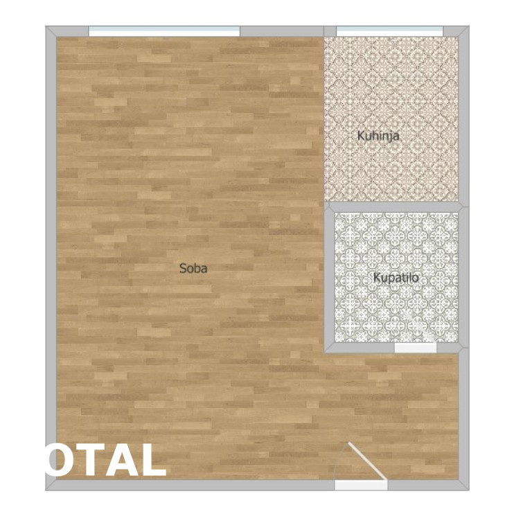 Stan Prodaja Novi Sad  25 m2