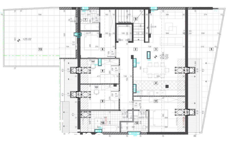 Petosoban stan na prodaju, Grbavica, Novi Sad, 185m², 555.000 €