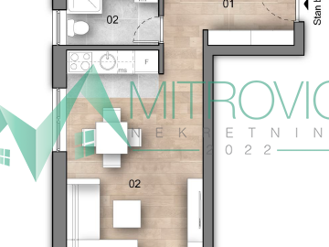 Stan Prodaja Novi Sad  28 m2