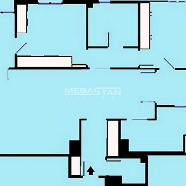 Trosoban stan na prodaju, Autokomanda, Beograd, 93m², 314.000 €
