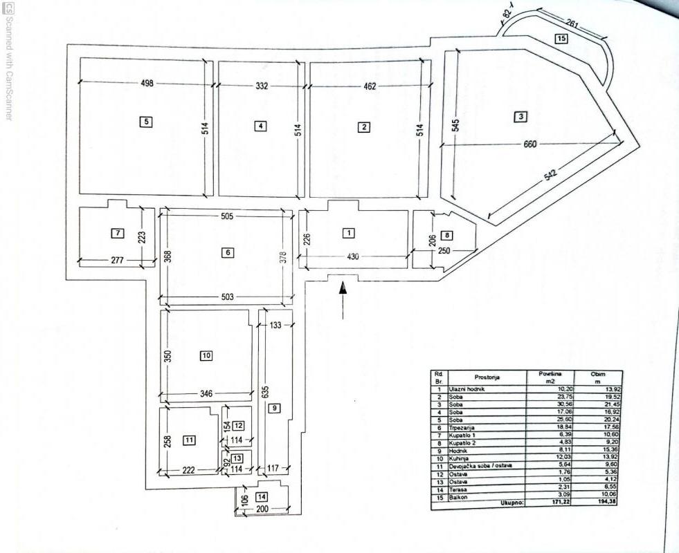 132018735_12_20230822110025 Petosoban stan na prodaju, Slavija, Beograd, 171m², 649.000 €