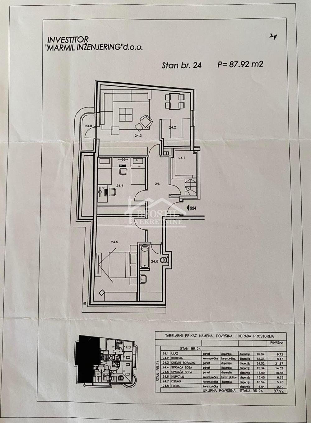 Stan Prodaja Beograd Stan Prodaja Beograd Voždovačka Crkva 88 m2