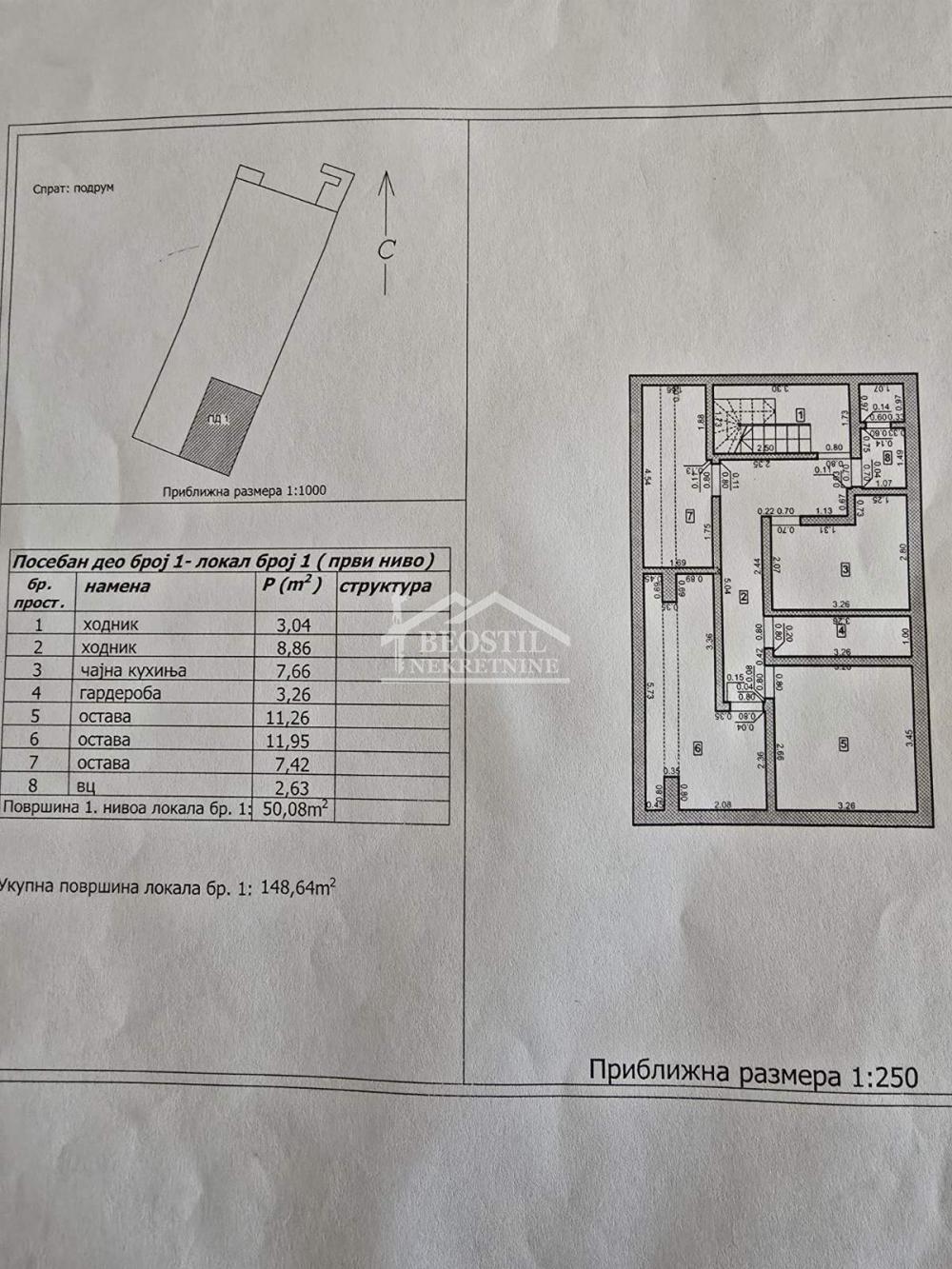 Lokal za izdavanje, Centar, Smederevo, 138m², 1.650 €/mes
