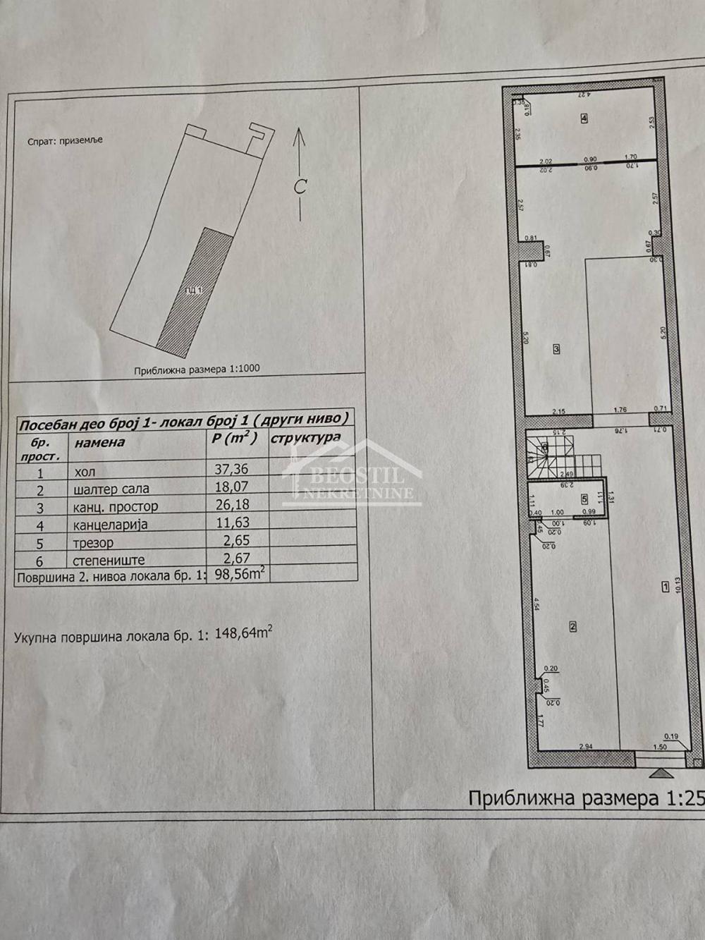 Lokal za izdavanje, Centar, Smederevo, 138m², 1.650 €/mes