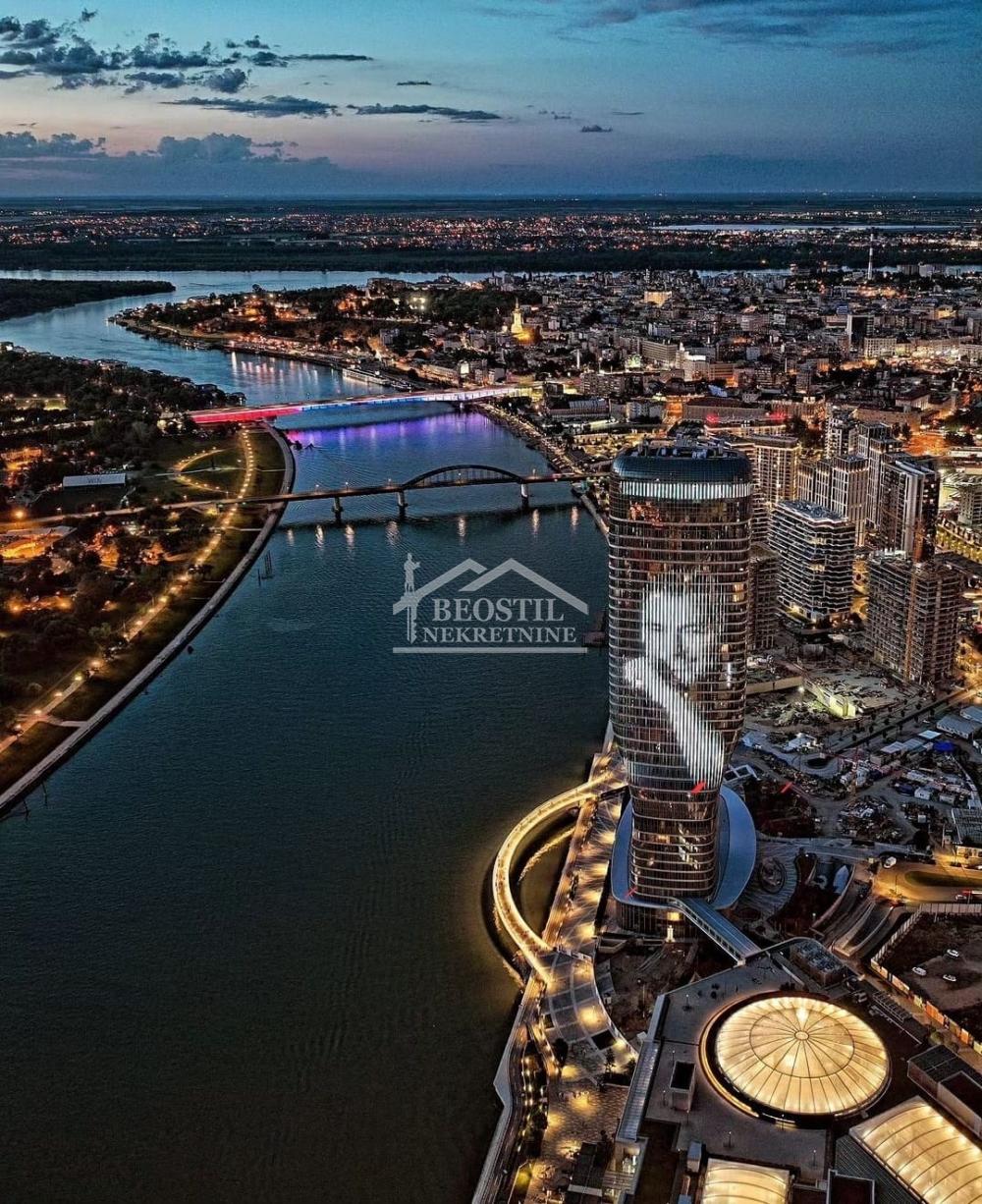 Trosoban stan za izdavanje, Beograd na Vodi, Beograd, 90m², 4.500 €/mes