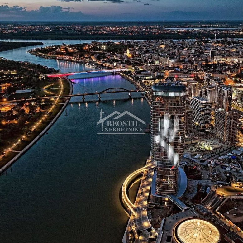 Trosoban stan za izdavanje, Beograd na Vodi, Beograd, 90m², 4.500 €/mes