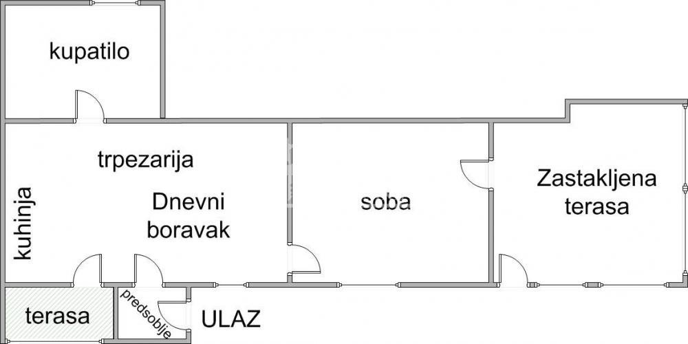 132025571_1_20260804165807 Dvosoban stan za izdavanje, Ledine, Beograd, 57m², 500 €/mes