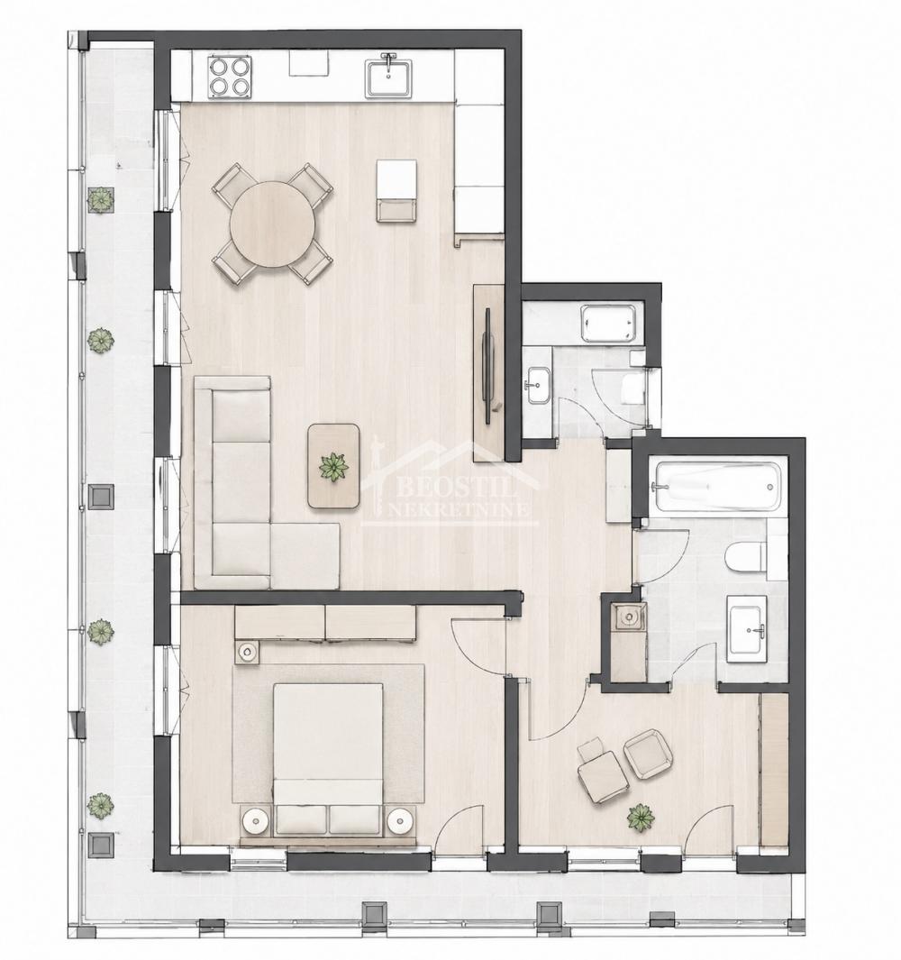 Stan Prodaja Beograd Ledine 73 m2