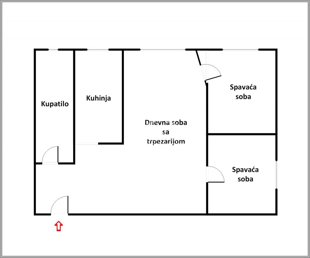 Stan Prodaja Beograd Stan Prodaja Beograd Batajnica 55 m2