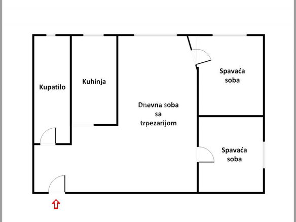 Stan Prodaja Beograd Batajnica 55 m2
