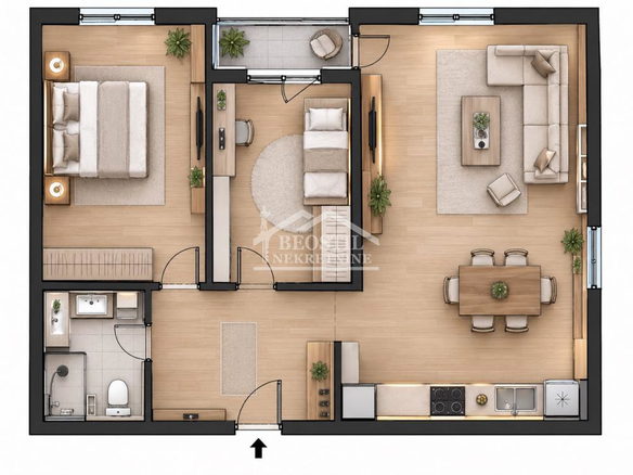 Stan Prodaja Beograd Ledine 54 m2