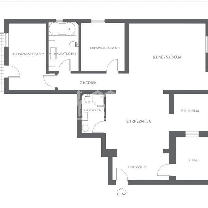 Četvorosoban stan na prodaju, Tašmajdan, Beograd, 90m², 368.900 €