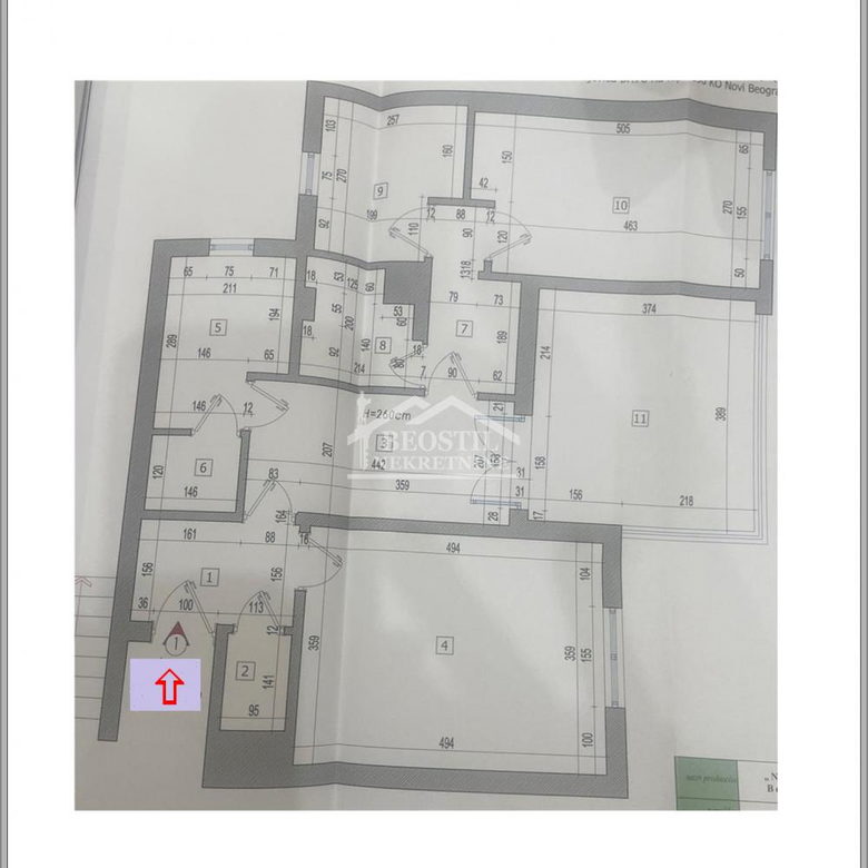 Trosoban stan na prodaju, Bežanijska Kosa 2, Beograd, 81m², 325.000 €
