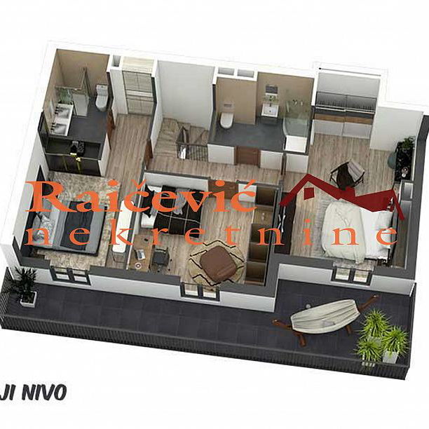 Petosoban stan na prodaju, Dušanovac, Beograd, 162m², 487.800 €