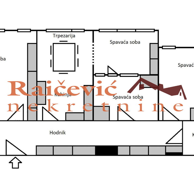 Trosoban stan na prodaju, Blok 23, Beograd, 70m², 242.000 €