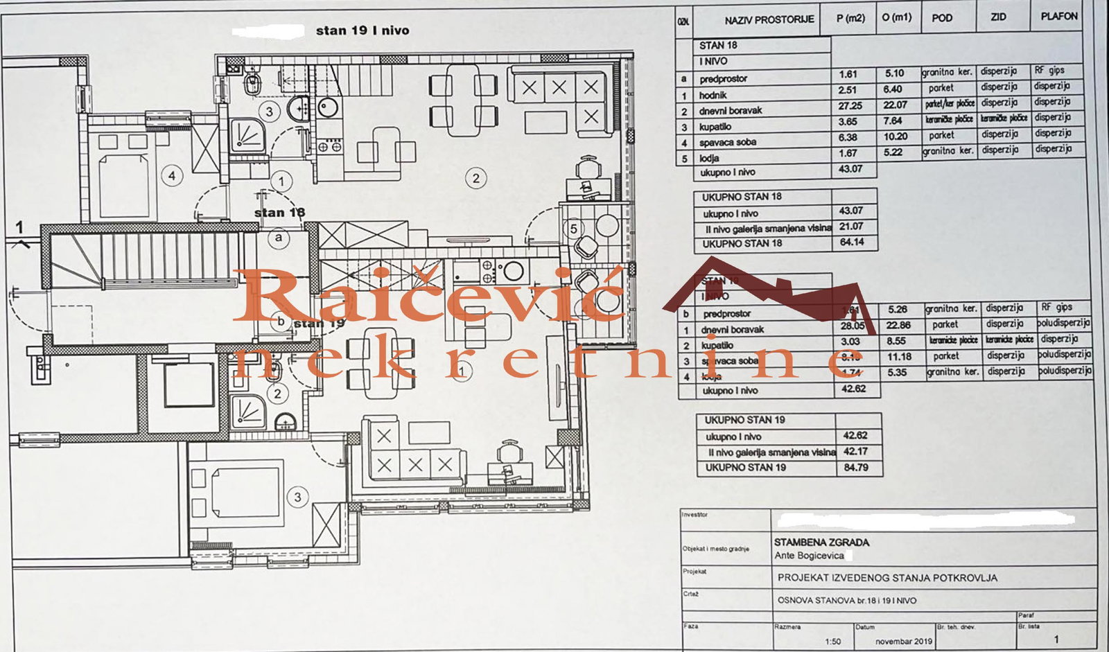 Četvorosoban stan na prodaju, Lion, Beograd, 84m², 190.000 €