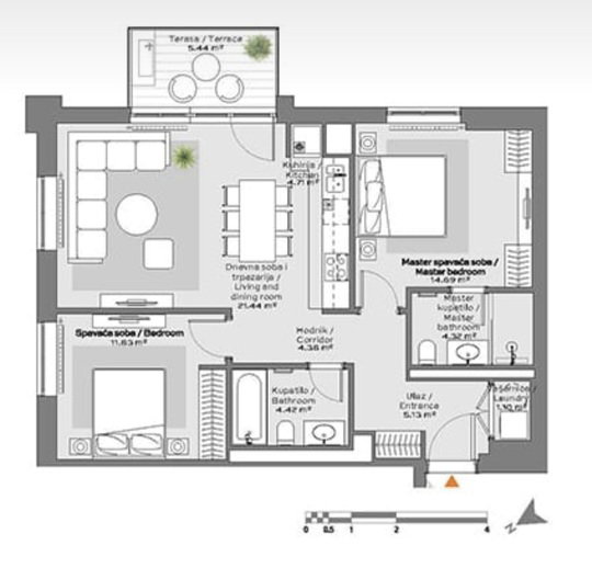 152998 Trosoban stan na prodaju, Beograd na Vodi, Beograd, 77m², 417.000 €