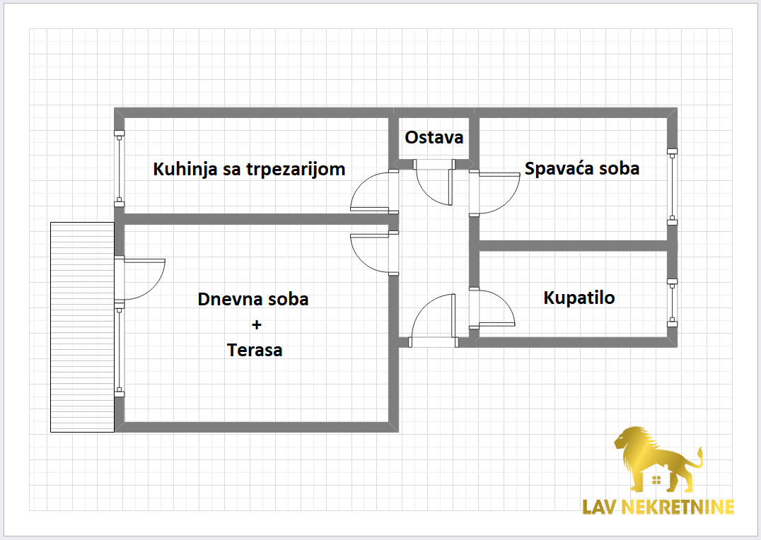 Stan Prodaja Novi Sad  48 m2