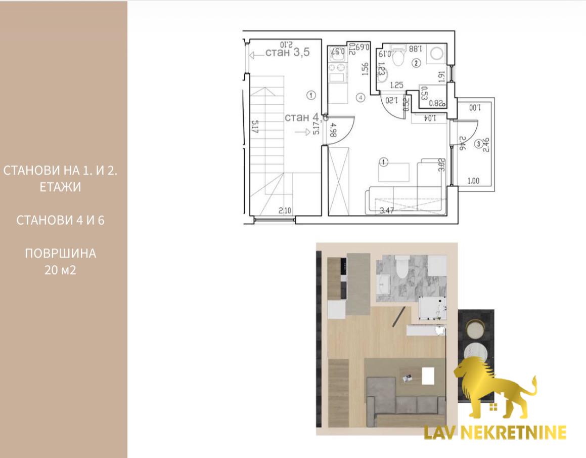 Stan Prodaja Novi Sad Stan Prodaja Novi Sad 21 m2