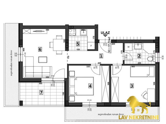 Stan Prodaja Novi Sad Veternička Rampa 56 m2