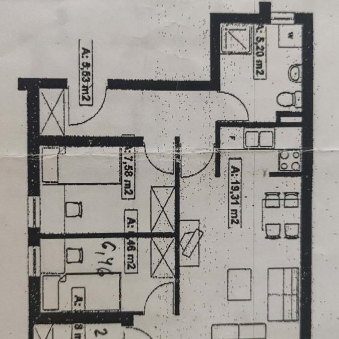 Dvoiposoban stan na prodaju, Bulevar Oslobođenja, Novi Sad, 47m², 156.000 €