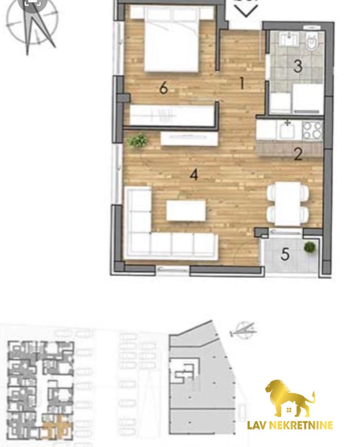 1786478432_6c27710180a3 Jednoiposoban stan na prodaju, Telep, Novi Sad, 40m², 128.750 €