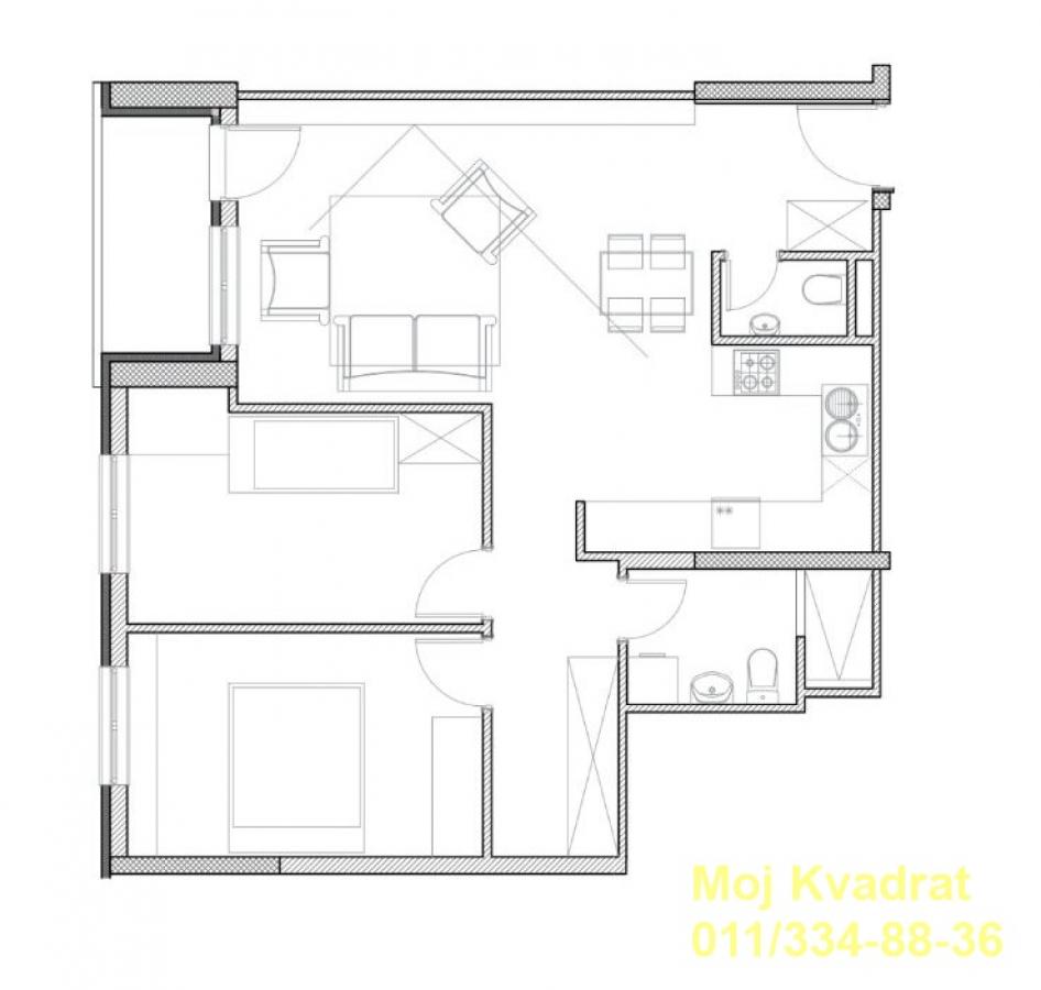 Stan Prodaja Beograd Čubura 68 m2