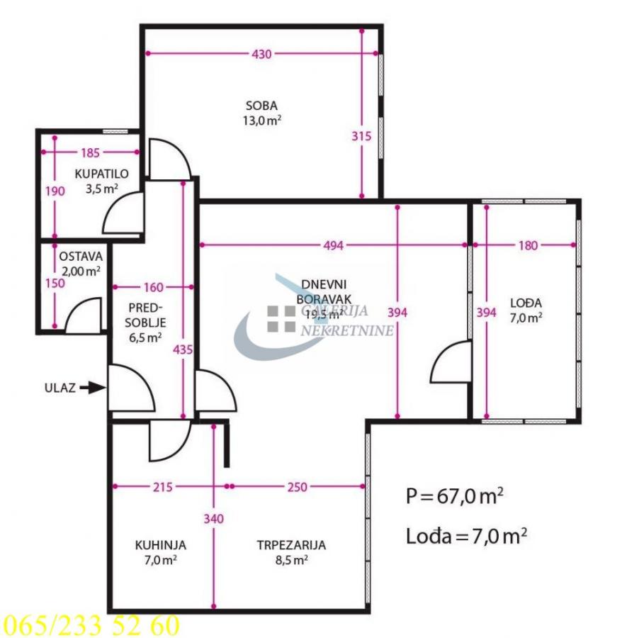 Stan Prodaja Beograd Stan Prodaja Beograd Cerak Vinogradi 65 m2