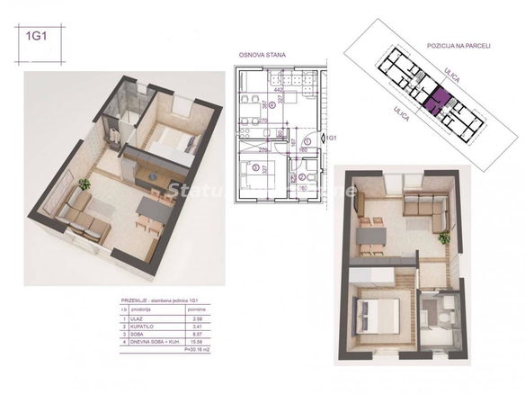 Stan Prodaja Novi Sad  30 m2