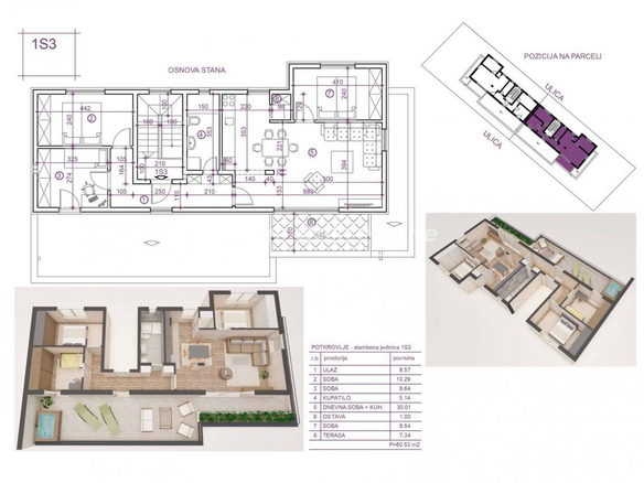Stan Prodaja Novi Sad  80 m2