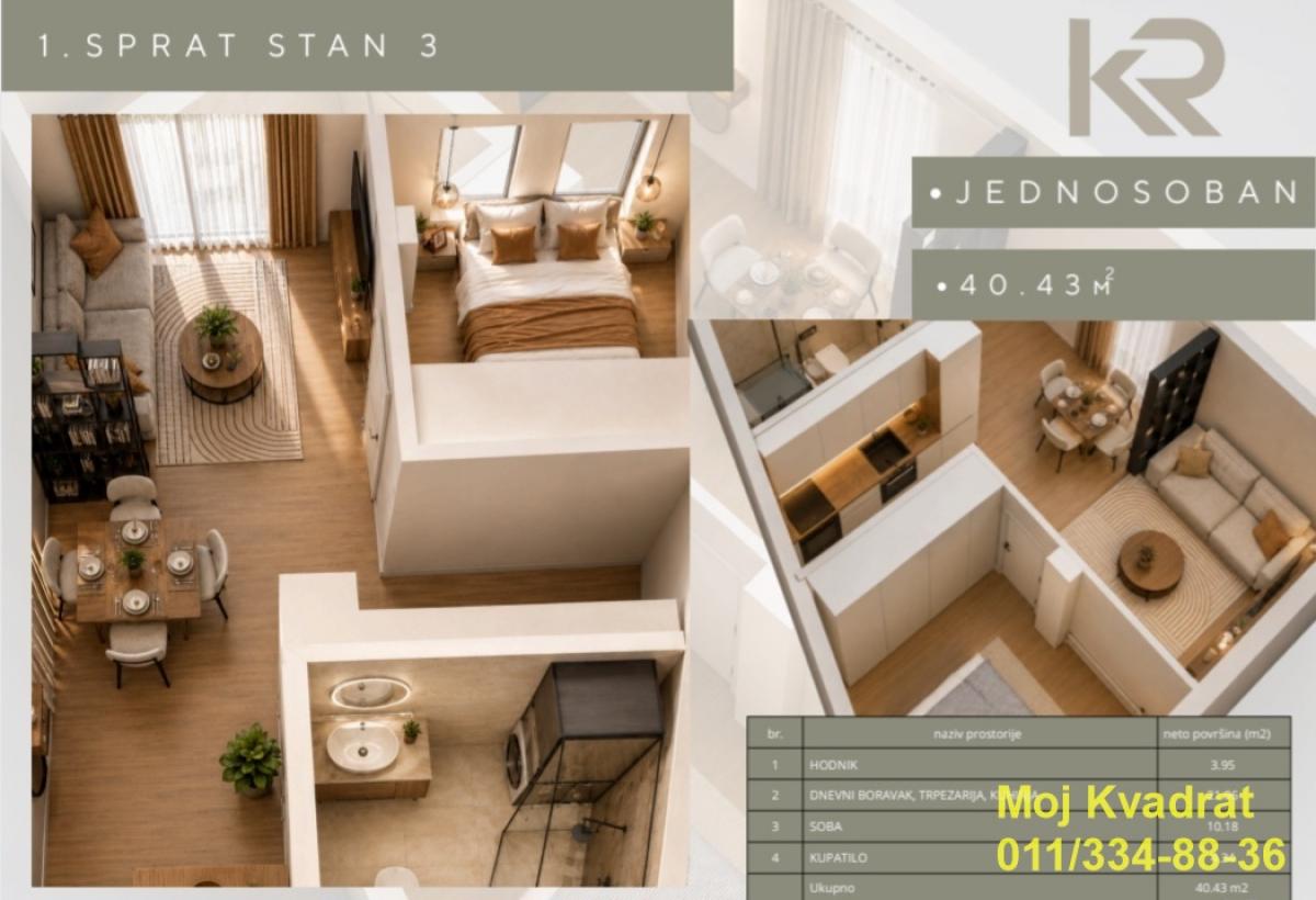 Stan Prodaja Beograd Ćukovac 40 m2