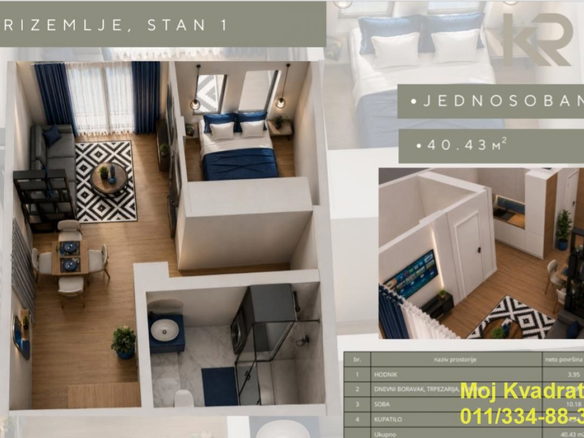 Stan Prodaja Beograd Ćukovac 40 m2