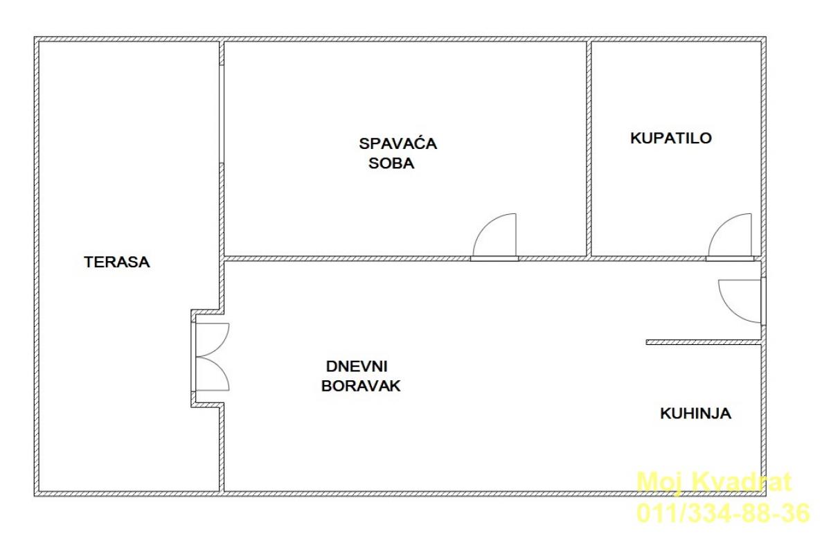Stan Prodaja Beograd Stan Prodaja Beograd Čubura 42 m2