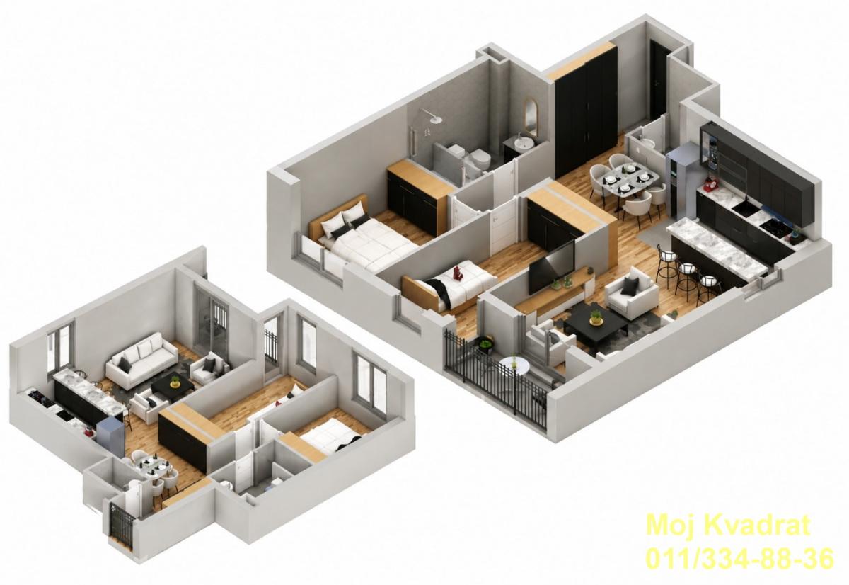 Stan Prodaja Beograd Lekino Brdo 65 m2